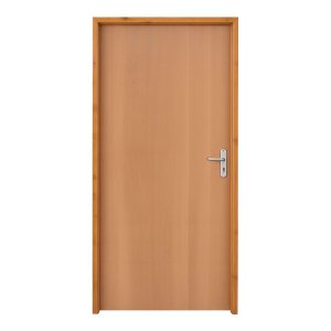 Porta de Abrir Madeira Imbuia Lisa 2,10x0,92 Batente 11 C/ Fechadura Básica Lado Esquerdo