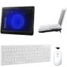 Teclado, Mouse e Suporte Cooler para Notebook Asus - Branco - 1