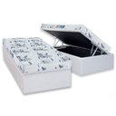 Ver imagem 1 de Conjunto Box Baú Solteiro: Colchão Espuma Luckspuma D28 Celebrity Pró Saúde + Base Crc Courano