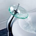 Ver imagem 7 de Torneira Monocomando Alta Banheiro Cascata Vidro Lorben