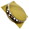 Ralo Click Banheiro Inteligente Inox Quadrado 10x10 Dourado - 1