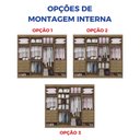 Ver imagem 7 de Guarda-roupa Casal Mdf 08 Portas Império Ripado