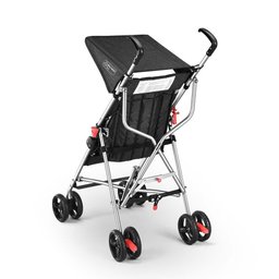 Carrinho de Bebê Passeio Guarda-chuva Pocket Preto Multikids - 4