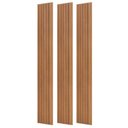 Ver imagem 4 de Painel Ripado em Placa 134cm x 250cm Dalla Costa MDF Marrom/Freijó Madeirado