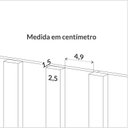 Ver imagem 5 de Painel Ripado em Placa 134cm x 250cm Dalla Costa MDF Marrom/Freijó Madeirado