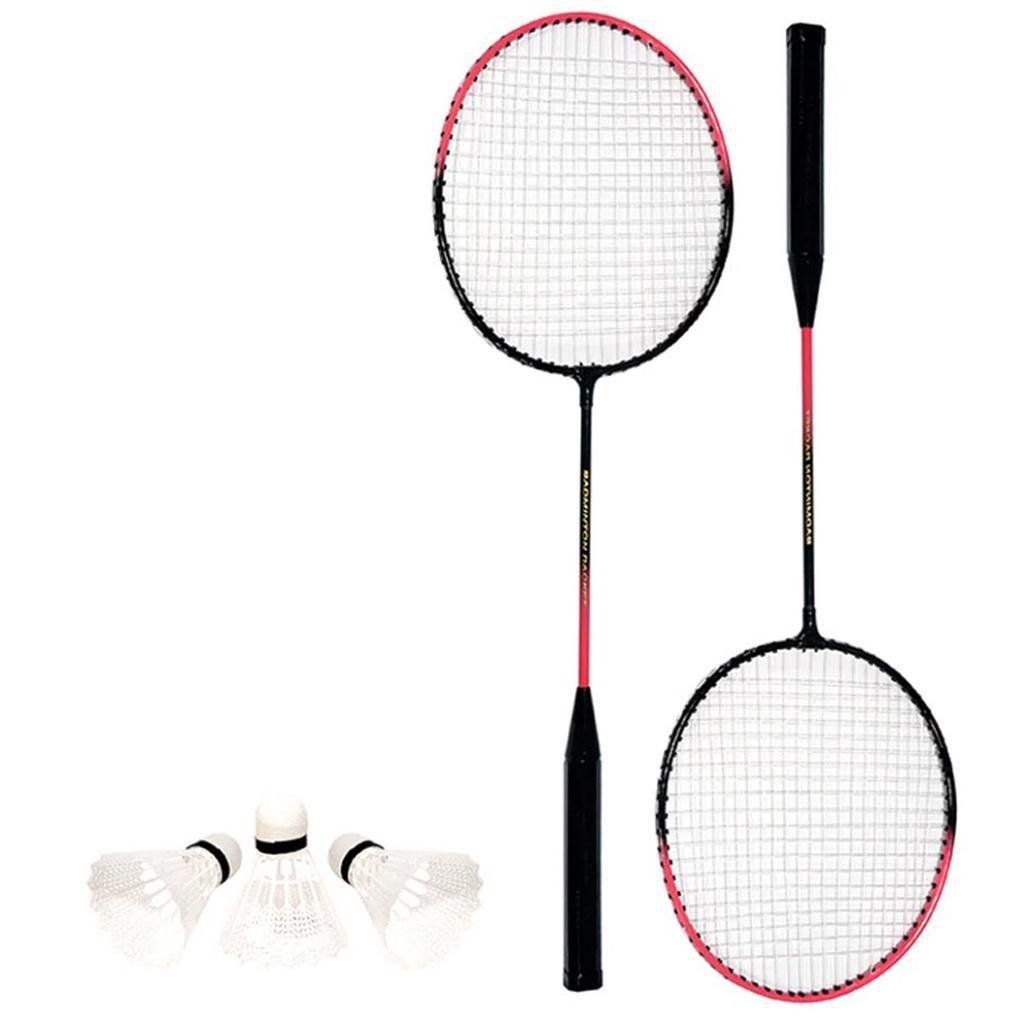 Kit Raquetes Badminton Completo Bolas Petecas Bolsa - 3