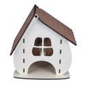 Ver imagem 1 de Luminária Abajur de Mesa Casinha Madeira G9 Decoração