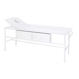 Maca com Cabeçote Gaveta e Respiro com Suporte de Papel Fiscomed Maca Fixa Estética - 2