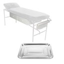 Ver imagem 1 de Maca com Cabeçote Gaveta e Respiro com Suporte de Papel Fiscomed Maca Fixa Estética