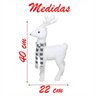 Decoração Boneco Natal Enfeite Natalino Rena Felpuda 40cm - 3