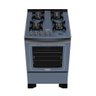 Fogão 4 bocas Dako Azul Mesa de vidro Bivolt - 2