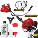 Ver imagem 2 de Roçadeira Cortador Aparador de Grama Á Gasolina Kawashima Kw52-l Kw52l + Óleo Stihl 2t