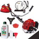 Ver imagem 1 de Roçadeira Cortador Aparador de Grama Á Gasolina Kawashima Kw52-l Kw52l + Óleo Stihl 2t