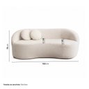 Ver imagem 3 de Sofá 2 Lugares Orgânico 160cm Fava CabeCasa MadeiraOriginals