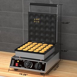 Takywep Máquina de Mini Panquecas 25 Unidades 1750w Inox 110v - 2
