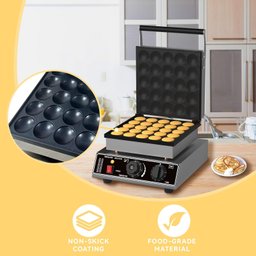 Takywep Máquina de Mini Panquecas 25 Unidades 1750w Inox 110v - 3