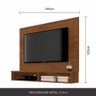 Painel Suspenso Tv 50 À 55" Quebec Freijó - Móveis Arapongas Freijó - 2