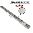 Ver imagem 5 de Ralo Escoamento Lavabo Dubai 5x70 Inox com Tela Branco