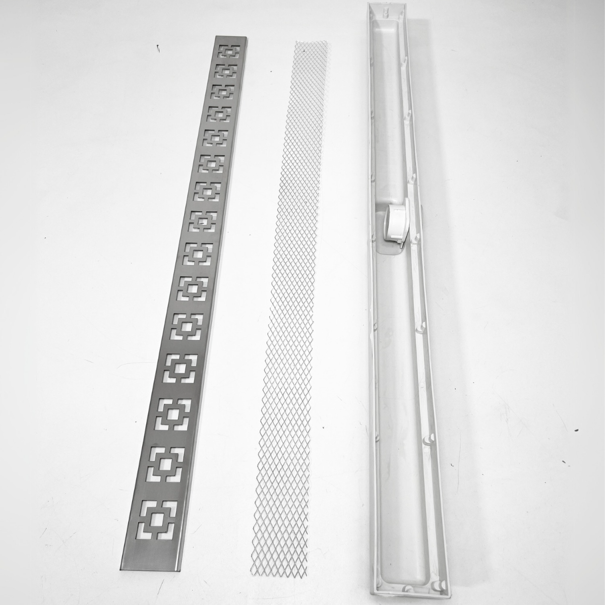 Ralo Escoamento Lavabo Dubai 5x70 Inox com Tela Branco - 2