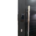 Ver imagem 4 de Porta Pivotante de Alumínio Preto 210x120 com Pux. e Visor com Fechadura Digital Linha 30 - Direita