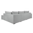 Ver imagem 5 de Sofá Retratil com Chaise Direita Titan 7 Lugares 3,56m Tecido Linho