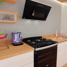 Fogão 5 Bocas Preto com Frente em Vidro Preto e Timer Digital Dako Diplomata Grill Bivolt - 8