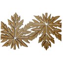 Ver imagem 2 de Conj 2 Descanso de Panelas e Travessas Duplo Folha Bordo Canada Mdf 29cm