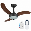 Ver imagem 1 de Ventilador de Teto Infinity Lux 2003 Preto com Pás Tabaco com Controle