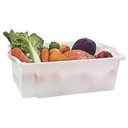 Ver imagem 2 de Caixa Plástica Organizadora de Alimentos 24,5L Branca com Tampa para Cozinhas Profissionais