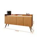 Ver imagem 4 de Aparador Buffet 4 Portas Gold Primus