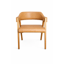 Ver imagem 4 de Poltrona Master Luxo em Couro Caramelo Artesanal - Madeira de Demolição