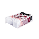 Ver imagem 1 de Colmeia Organizadora Gaveta Roupa Premium para Sutiãs Camisetas 40x30x10cm Cor: Branco