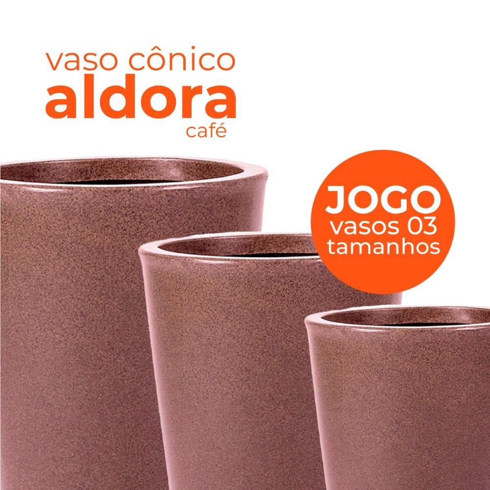 Jogo Vasos 3 Tamanhos Aldora Café Terrano - 2