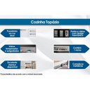 Ver imagem 2 de Armário Aéreo Cozinha Modulado Topázio c/ 3 Portas Branco - Telasul