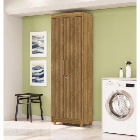 Armário Multiuso com 6 Prateleiras e Porta com Chave Nature Brisa - Line Vila Rica
