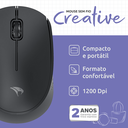 Ver imagem 5 de Mouse Creative Preto Viper Pro Office Vo200