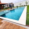 Borda Piscina Atérmica Linha Prime 50x50x2cm  Branca - Areia de Quartzo Ind. Cimentícia - 7