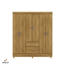 Ver imagem 3 de Guarda-roupa Casal Ideal Plus 6 Portas Cor Nature Vlr Móveis