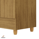 Ver imagem 6 de Guarda-roupa Casal Ideal Plus 6 Portas Cor Nature Vlr Móveis