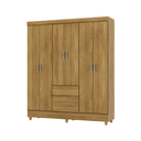 Ver imagem 1 de Guarda-roupa Casal Ideal Plus 6 Portas Cor Nature Vlr Móveis