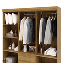 Ver imagem 5 de Guarda-roupa Casal Ideal Plus 6 Portas Cor Nature Vlr Móveis