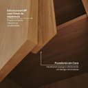 Ver imagem 6 de Guarda-Roupa Planejado Canto Linear Arani CabeCasa MadeiraOriginals Marrom/Cinamomo