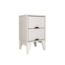 Ver imagem 5 de Conjunto Cama Casal Mônaco e Mesa de Cabeceira 2 Gavetas Twister Tcil Móveis