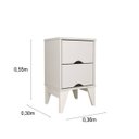 Ver imagem 6 de Conjunto Cama Casal Mônaco e Mesa de Cabeceira 2 Gavetas Twister Tcil Móveis