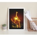 Ver imagem 2 de Quadro Decorativo Arquétipo Chave Mágica 45x34cm:madeira Preta