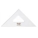 Ver imagem 1 de Esquadro Acrlico 21cm X 45 Graus sem Escala 2521 - Trident