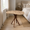 Ver mais imagens de Mesa de Jantar Orgânica Escritório 2 Lugares 90x60 Cozinha Pequena Base de Madeira Floresta