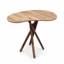 Ver imagem 4 de Mesa de Jantar Orgânica Escritório 2 Lugares 90x60 Cozinha Pequena Base de Madeira Floresta