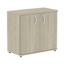 Ver imagem 1 de Armário Baixo P25 Pandin 80 Cm (largura) em Mdp Cor Castanheira Natural com 2 Portas 1 e Prateleira