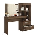 Ver imagem 3 de Penteadeira com Espelho Nogal trend Notável Móveis